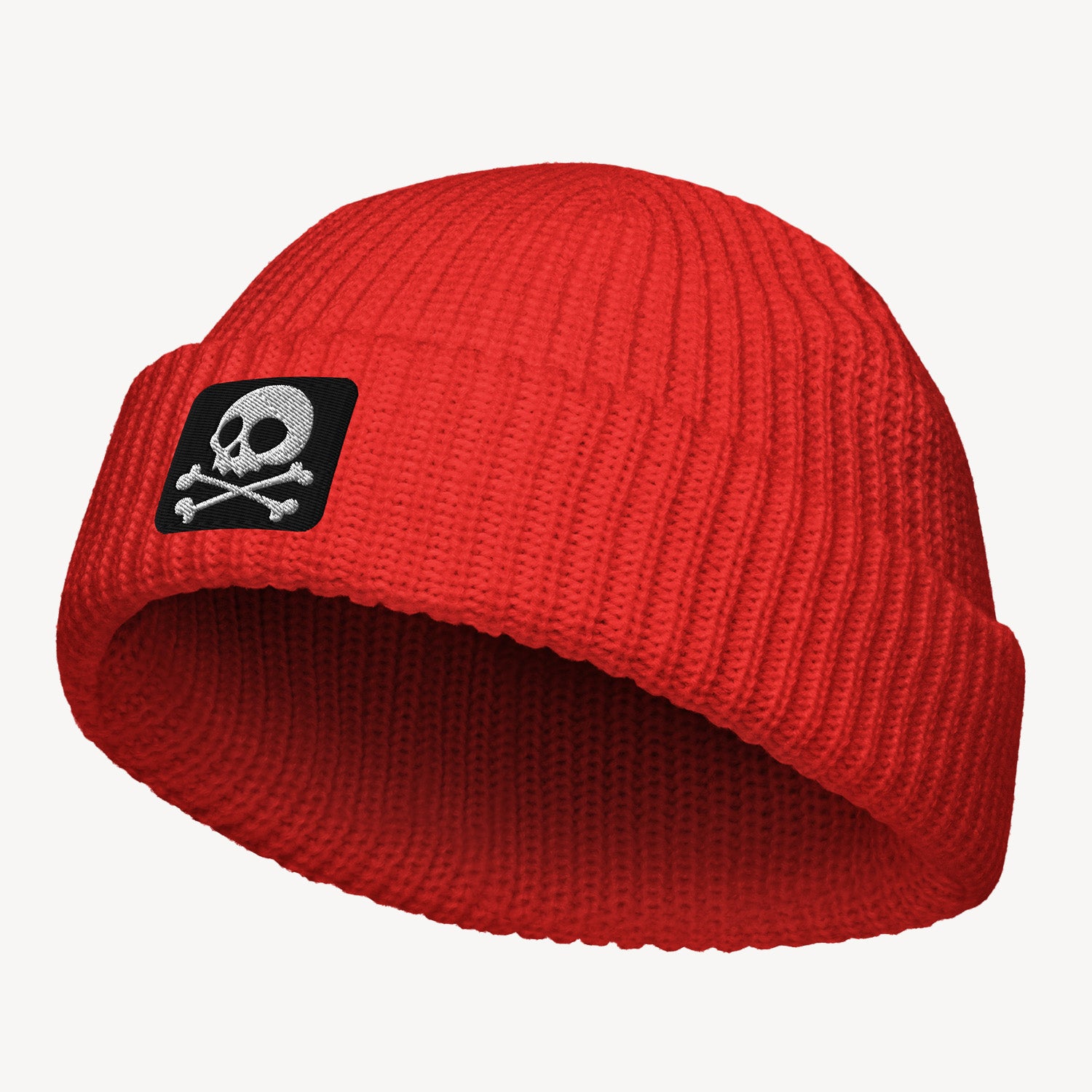 Jolly Roger Badge - Fisherman Beanie