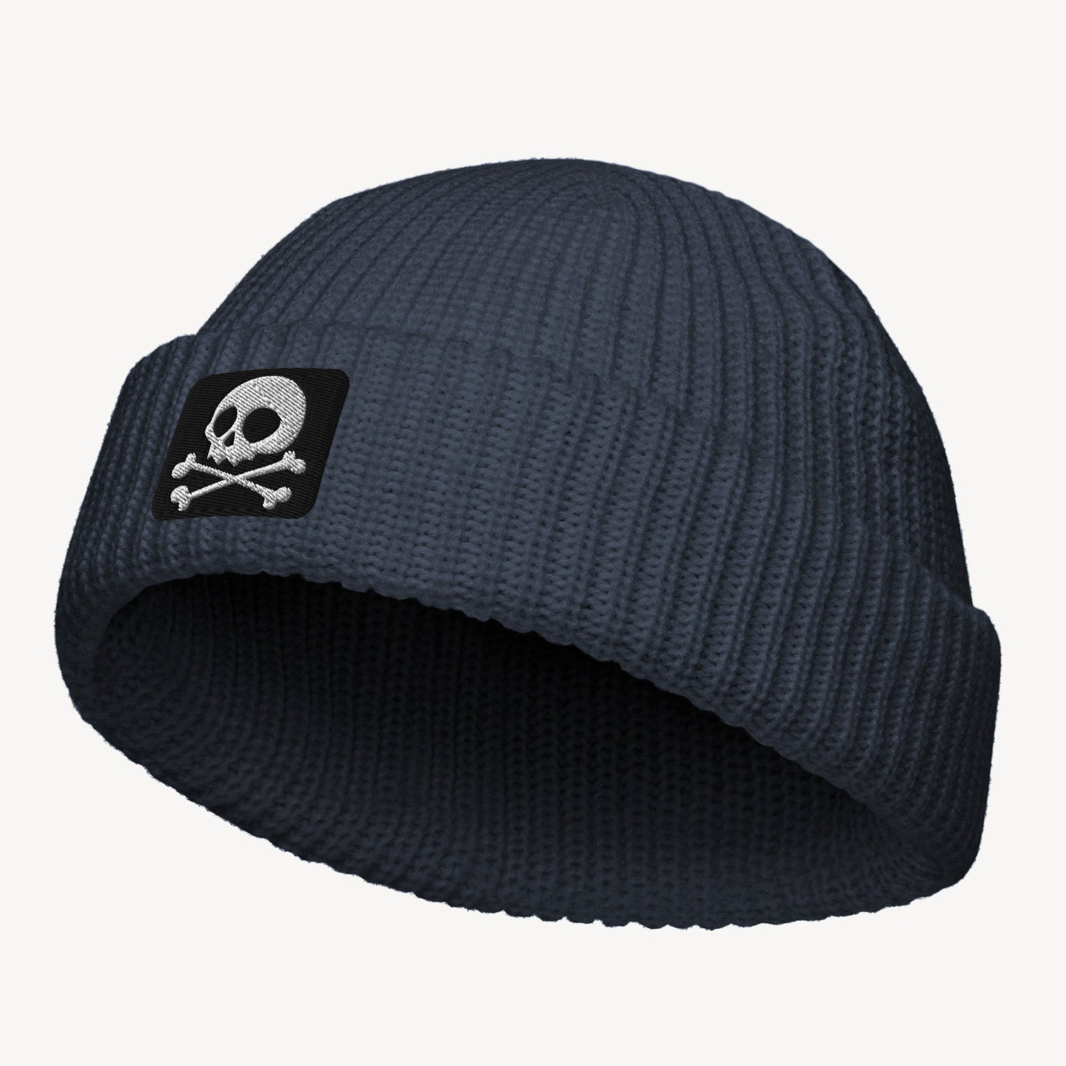 Jolly Roger Badge - Fisherman Beanie