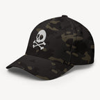 Jolly Roger Dad Cap mit Stickmotiv