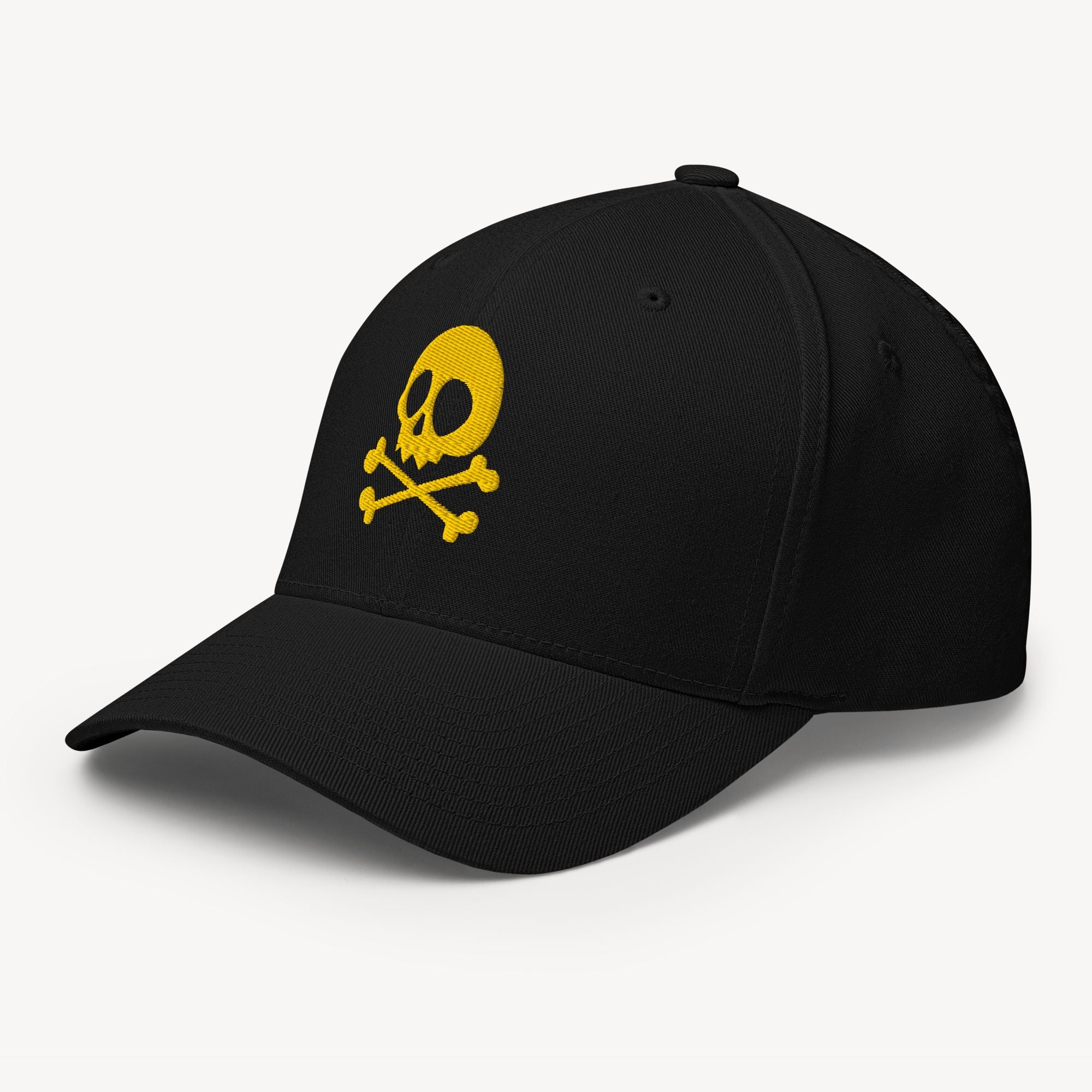 Jolly Roger Dad Cap mit Stickmotiv