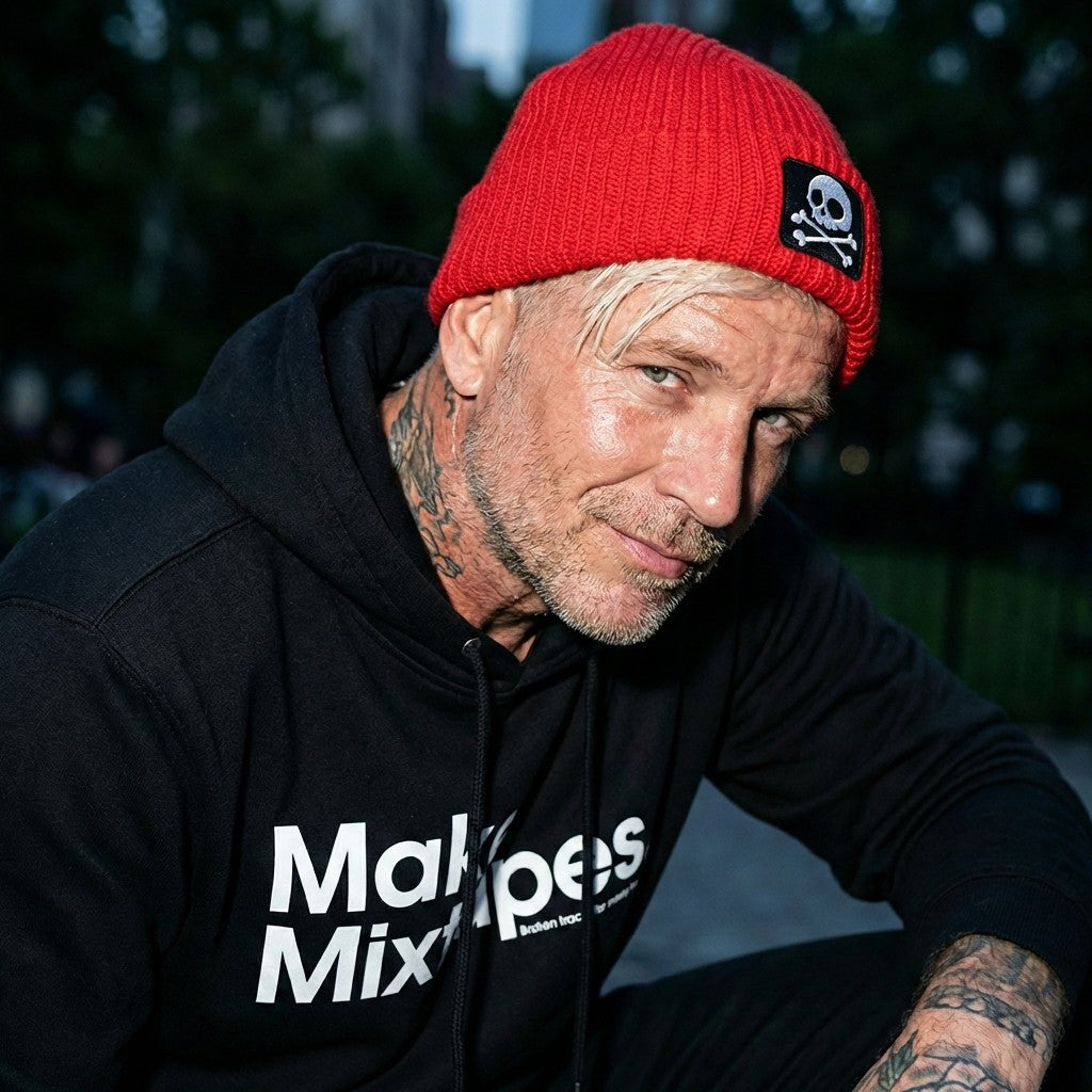 Jolly Roger Badge - Fisherman Beanie