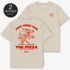 Just Pizza T-Shirt mit 2-seitigem BIG-Print - Street Icon
