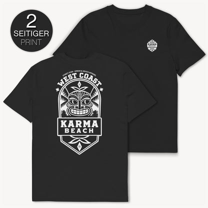 Karma Beach Emblem T-Shirt mit 2-seitigem Print