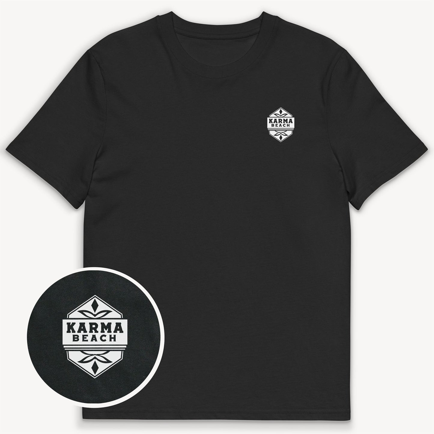 Karma Beach Emblem T-Shirt mit 2-seitigem Print