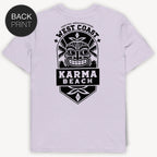 Karma Beach Emblem T-Shirt mit 2-seitigem Print - Street Icon