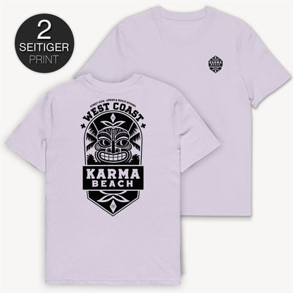 Karma Beach Emblem T-Shirt mit 2-seitigem Print