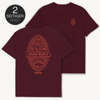 Karma Beach Shield T-Shirt mit 2-seitigem Print - Street Icon