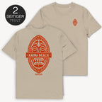 Karma Beach Shield T-Shirt mit 2-seitigem Print - Street Icon