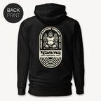 Karma Buddha Premium Hoodie mit 2-seitigem Print - Street Icon