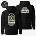 Karma Buddha Premium Hoodie mit 2-seitigem Print - Street Icon