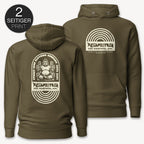 Karma Buddha Premium Hoodie mit 2-seitigem Print - Street Icon