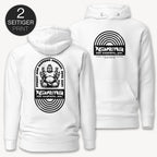 Karma Buddha Premium Hoodie mit 2-seitigem Print - Street Icon