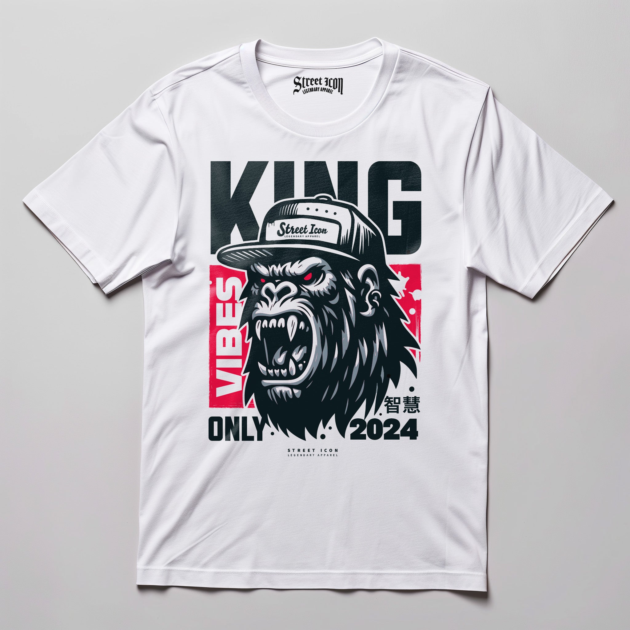 King Vibes Only - Premium T-Shirt - Street Icon