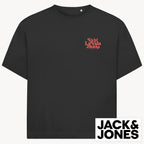 La Vida Mokka Jack & Jones Oversize T-Shirt, 2-seitiger Print