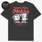 La Vida Mokka T-Shirt, 2-seitiger Print