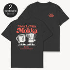 La Vida Mokka T-Shirt, 2-seitiger Print