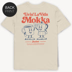 La Vida Mokka T-Shirt, 2-seitiger Print
