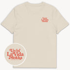 La Vida Mokka T-Shirt, 2-seitiger Print