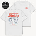 La Vida Mokka T-Shirt, 2-seitiger Print