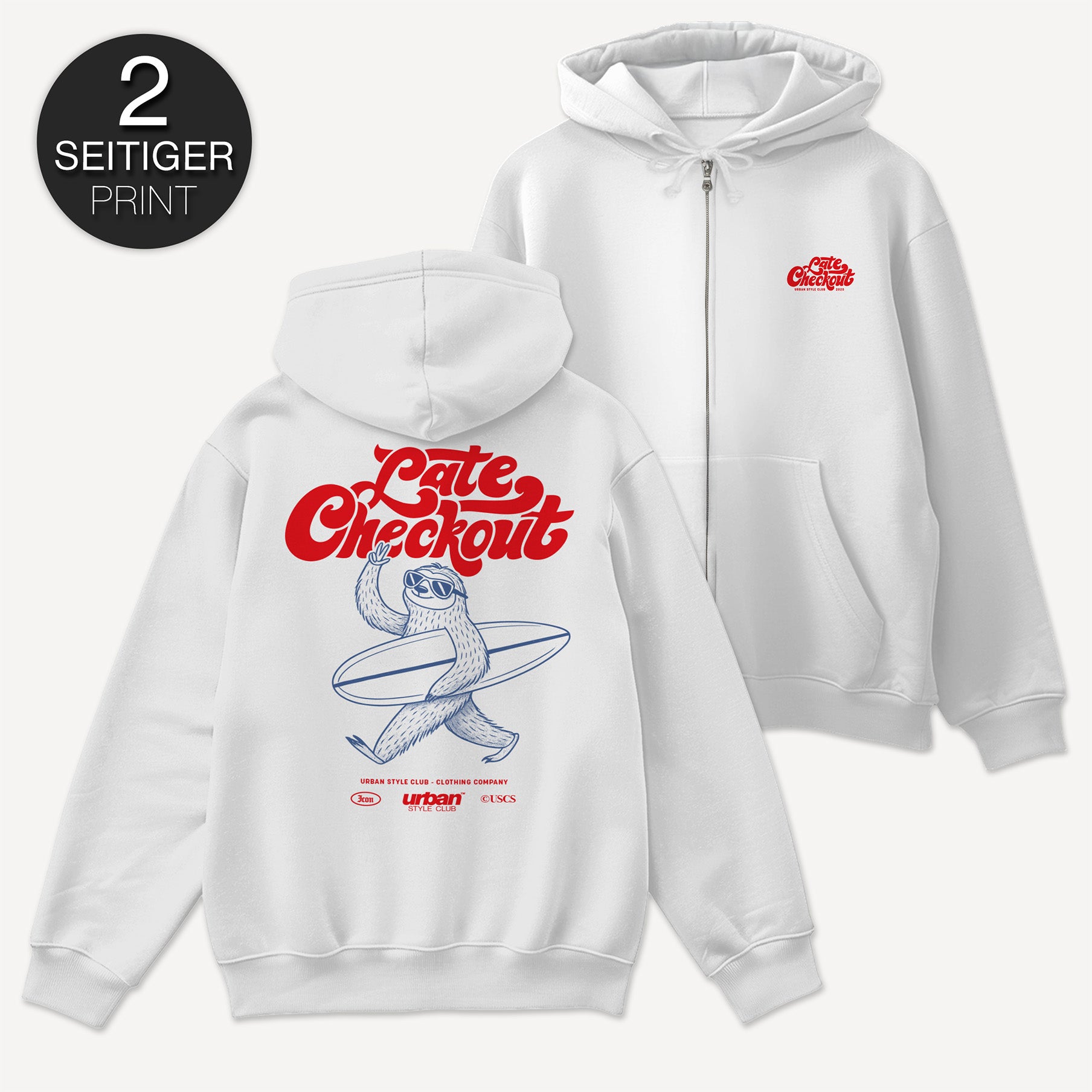 Late Checkout Zip Hoodie