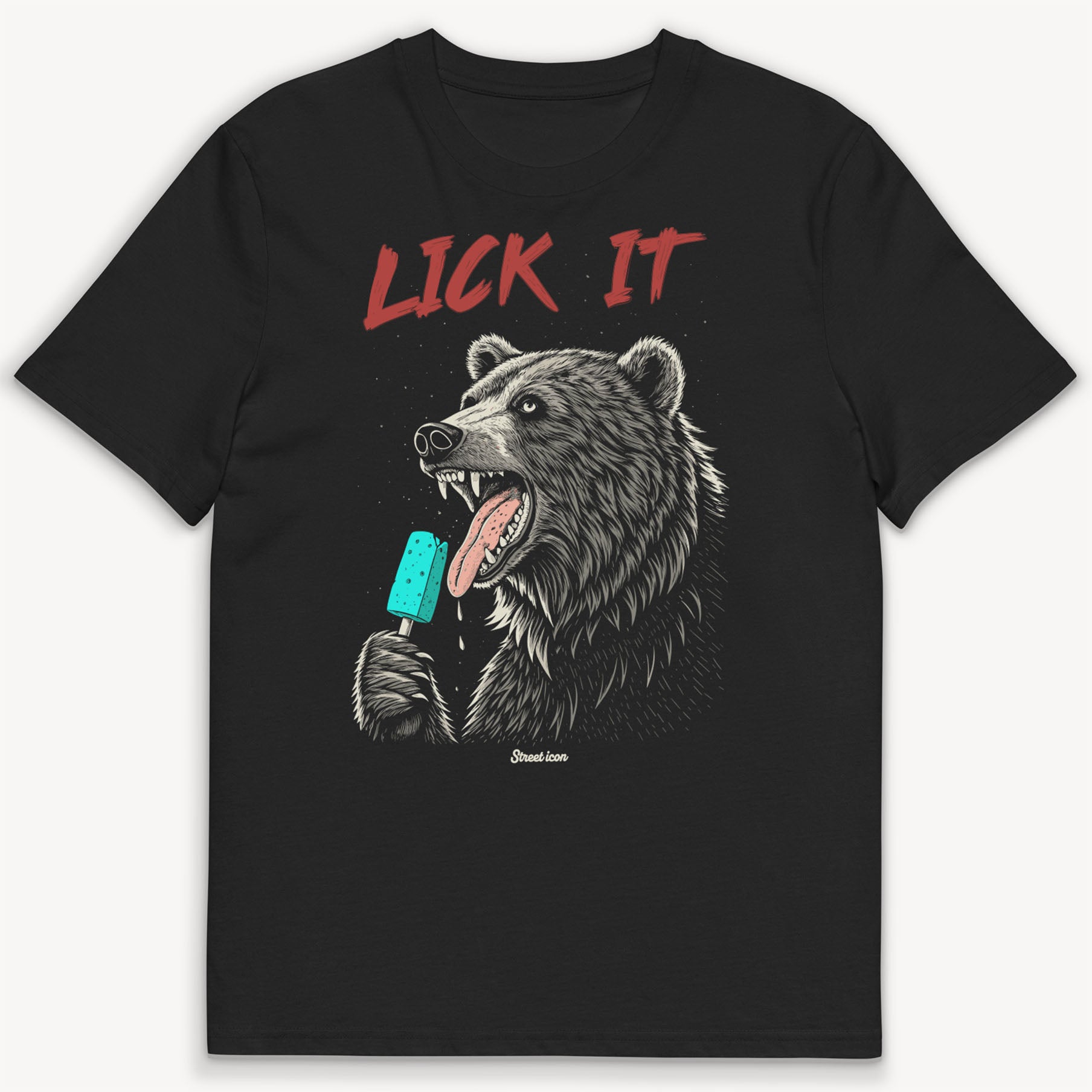 Lick It Bear T-Shirt - Street Icon