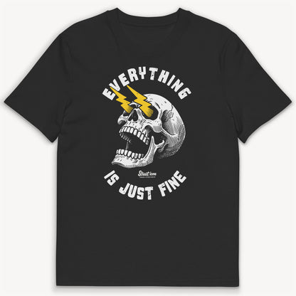 Lightning Skull T-Shirt