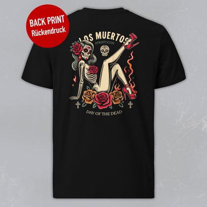 Rose - Premium T-Shirt mit 2-seitigem Druck