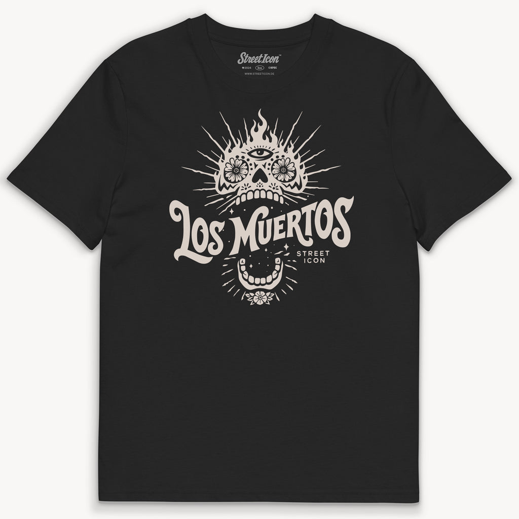 Los Muertos Fire Skull T-Shirt
