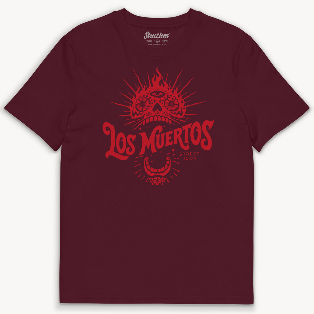 Los Muertos Fire Skull T-Shirt