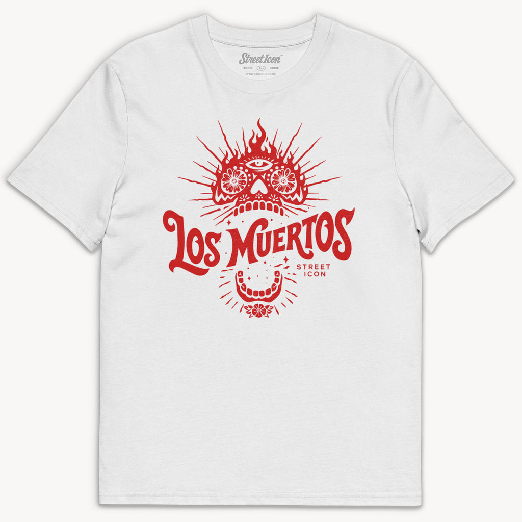 Los Muertos Fire Skull T-Shirt