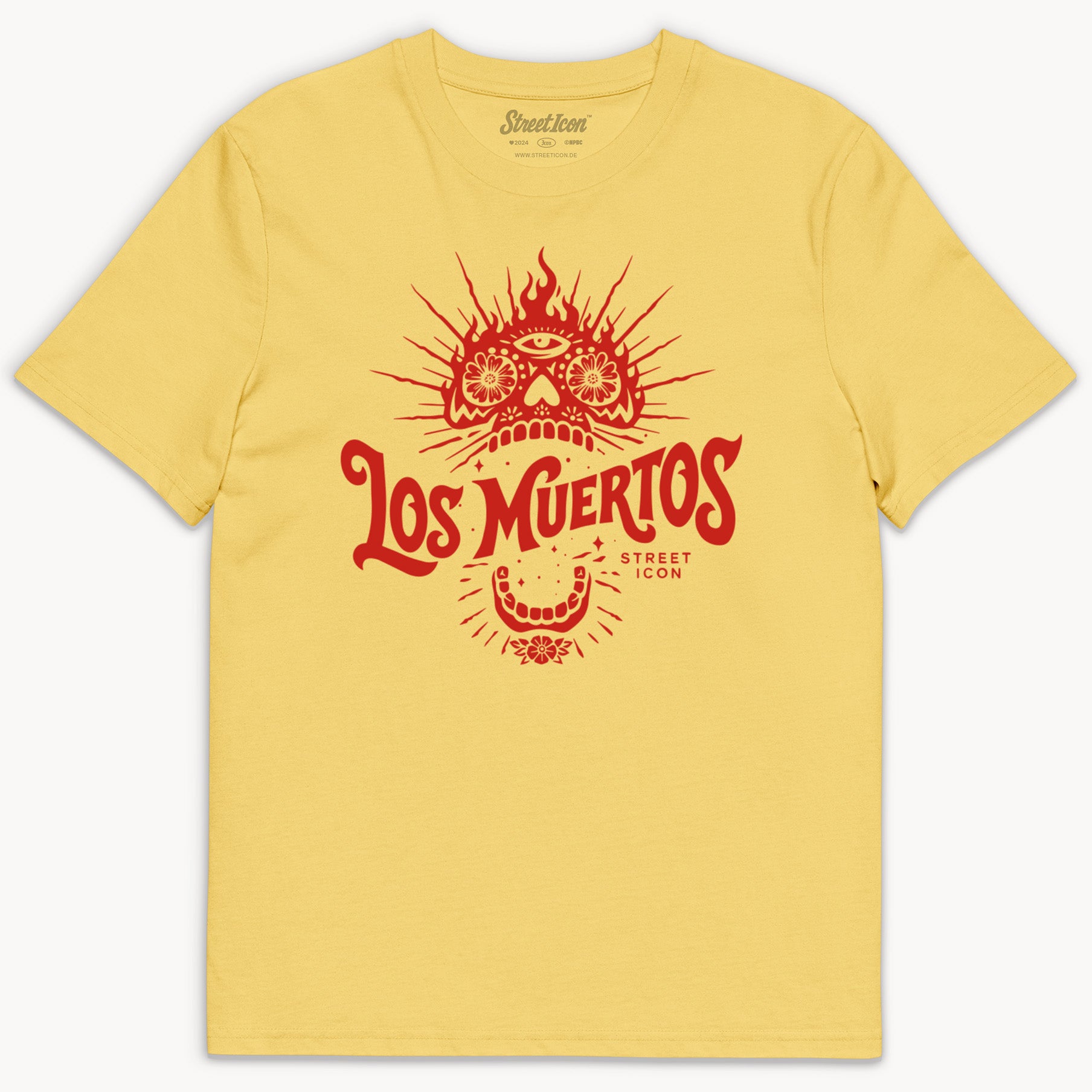 Los Muertos Fire Skull T-Shirt