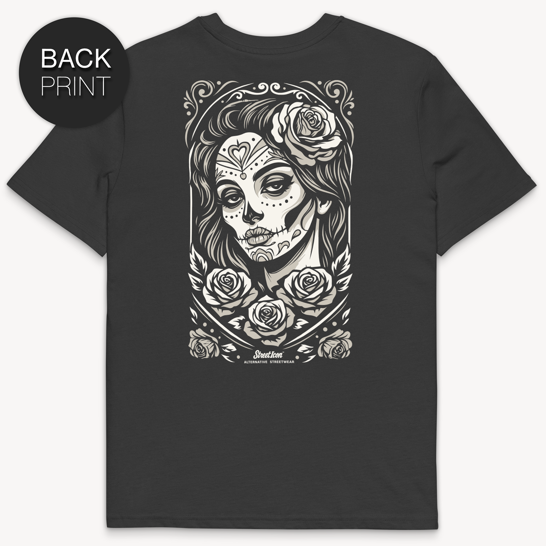 Dia De Muertos T-Shirt, 2-seitiger Print