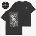 Dia De Muertos T-Shirt, 2-seitiger Print