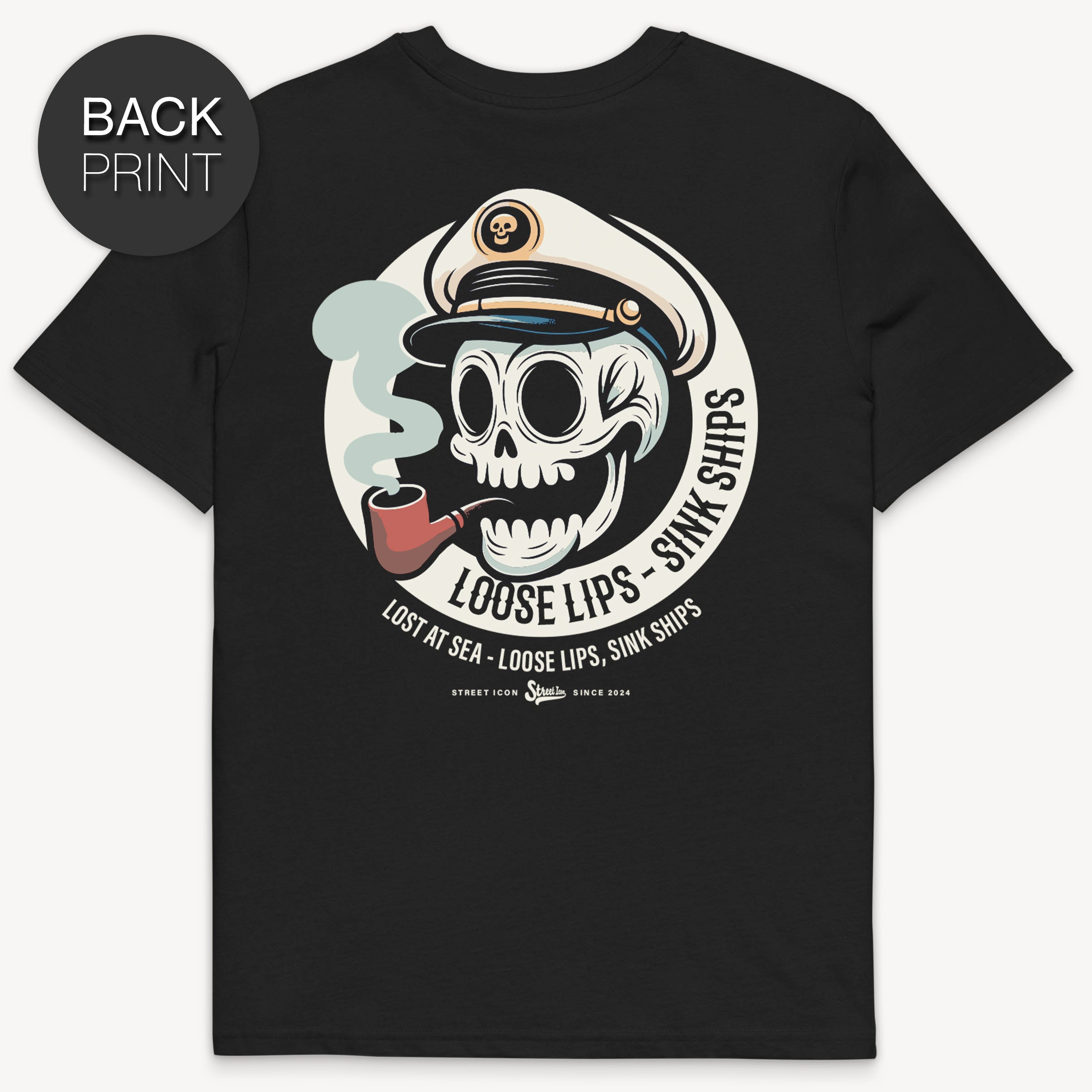 Loose Lips - Premium T-Shirt mit 2-seitigem Druck - Street Icon