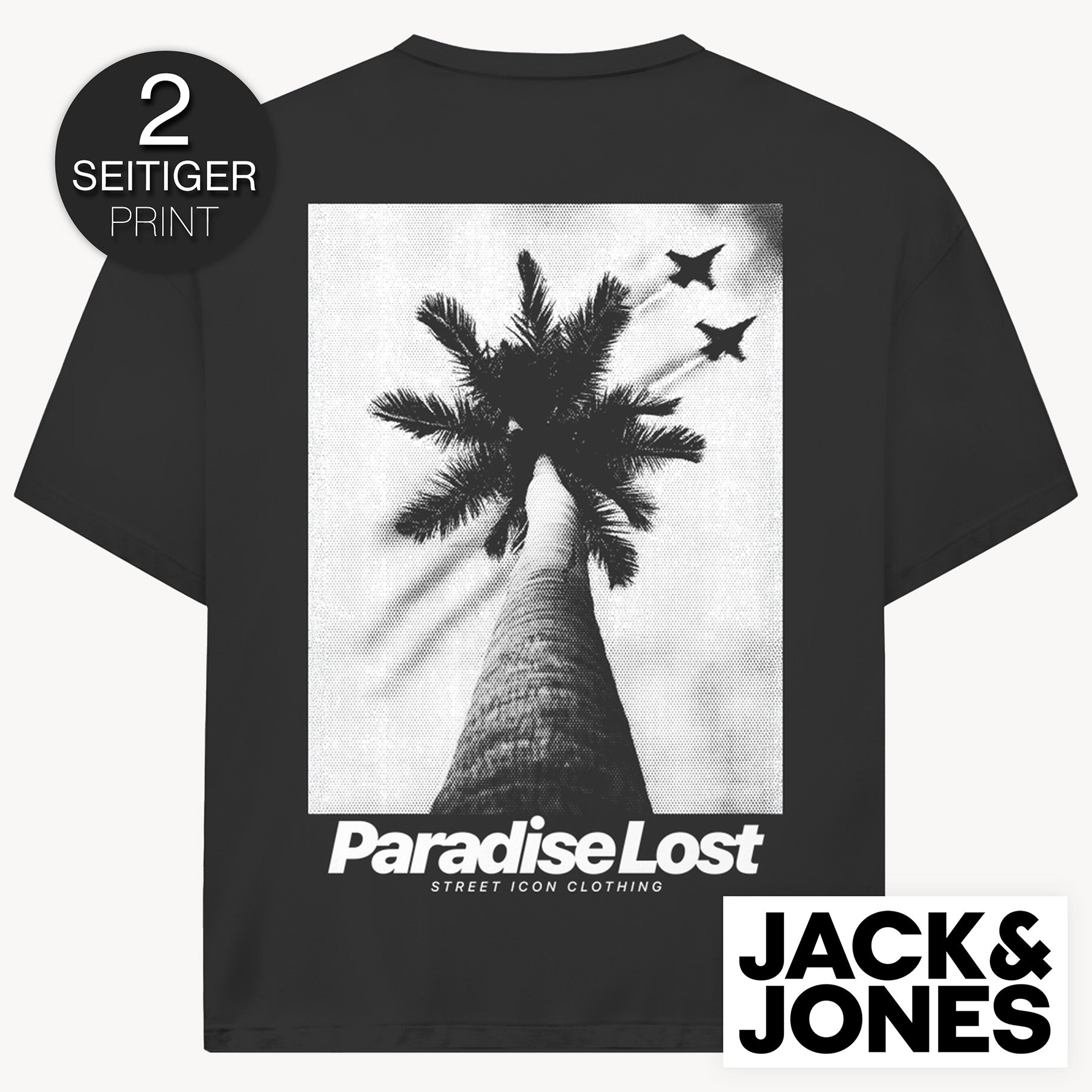 Lost Paradise Jack & Jones Oversize T-Shirt, 2-seitiger Print