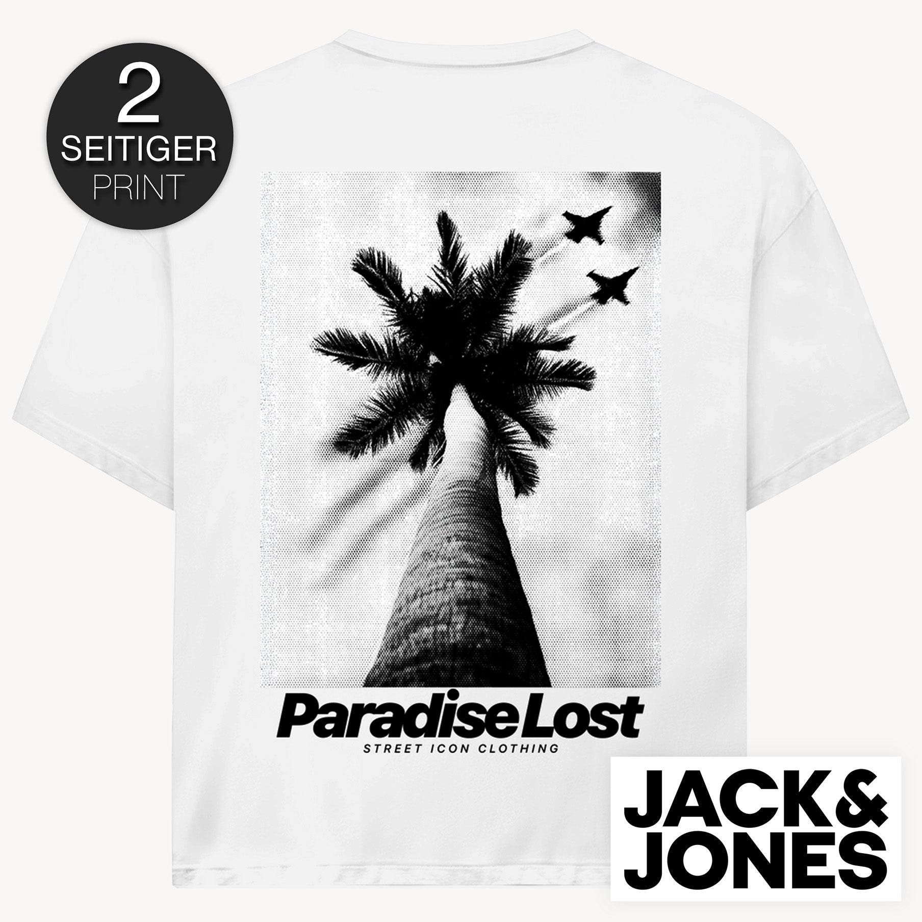 Lost Paradise Jack & Jones Oversize T-Shirt, 2-seitiger Print