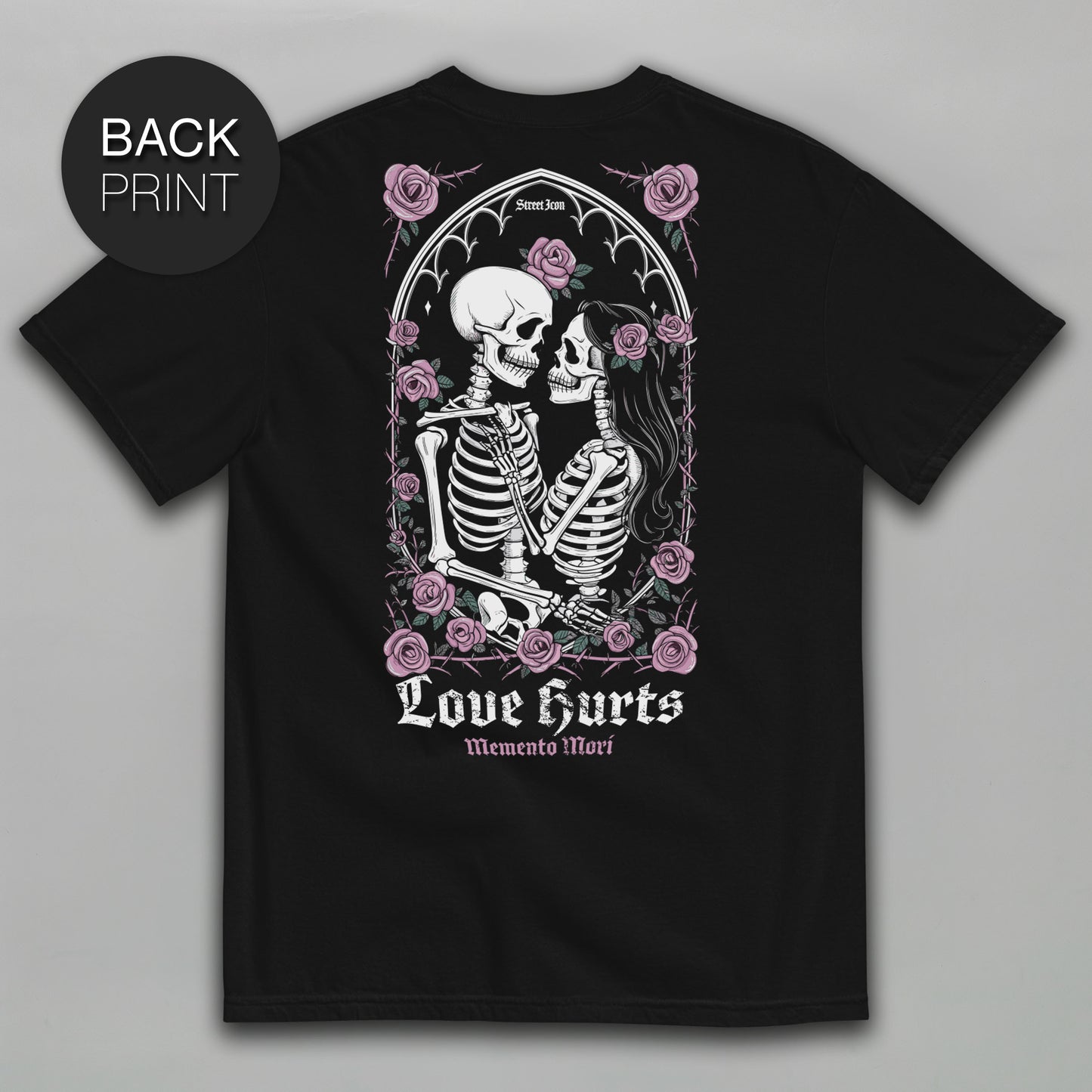 Love Hurts - Heavy Cotton T-Shirt with back print