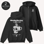 Monday Morning Zip Hoodie mit 2-seitigem Print