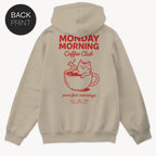 Coffee Cat Hoodie mit 2-seitigem Print