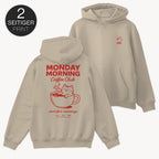 Coffee Cat Hoodie mit 2-seitigem Print