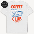 Coffee Club T-Shirt mit 2-seitigem Print