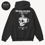 Monday Morning Coffee Club - Hoodie mit Back Print - Street Icon