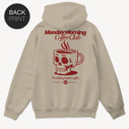 Monday Morning Coffee Club - Hoodie mit Back Print - Street Icon