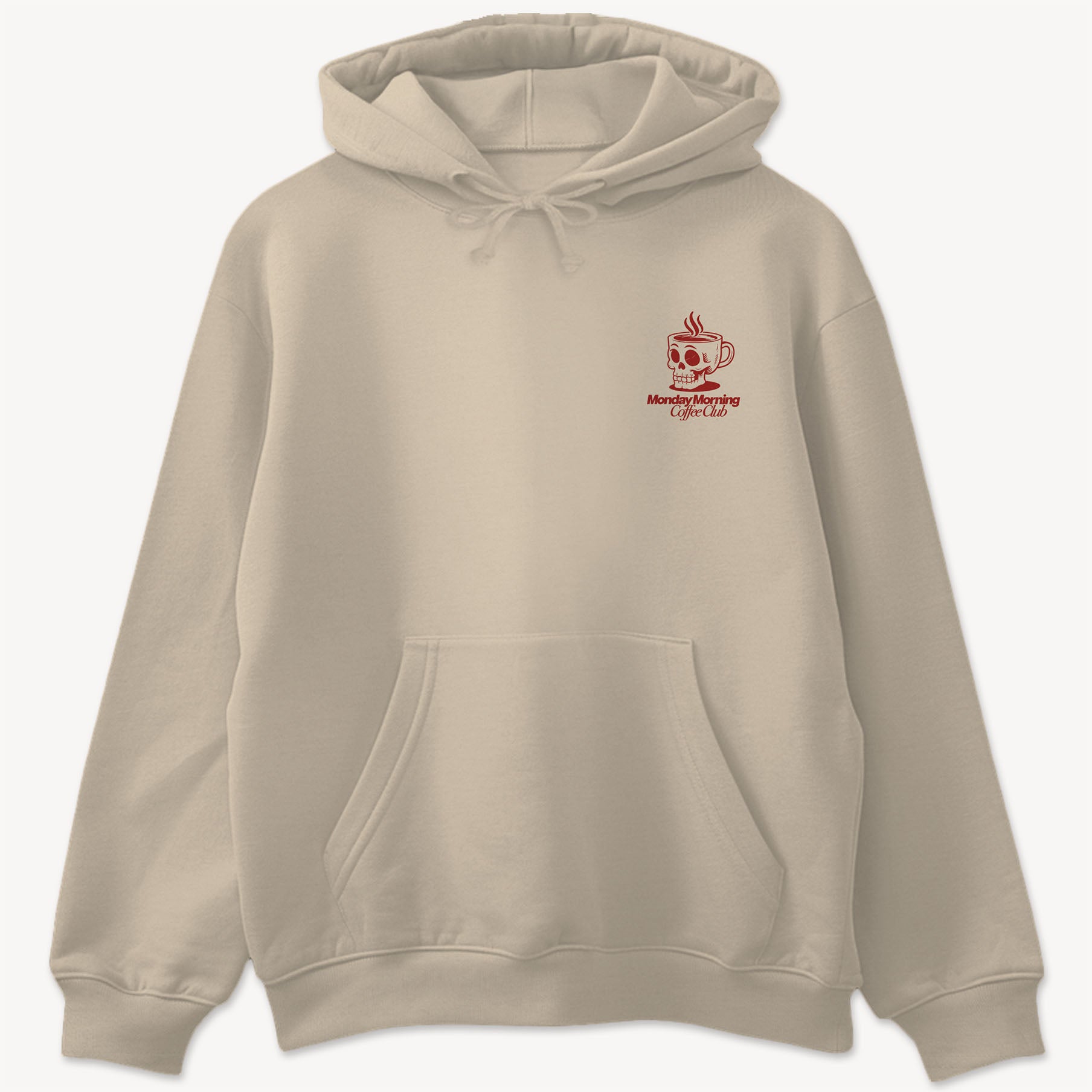 Monday Morning Coffee Club - Hoodie mit 2-seitigem Druck - Street Icon