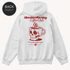 Monday Morning Coffee Club - Hoodie mit Back Print - Street Icon