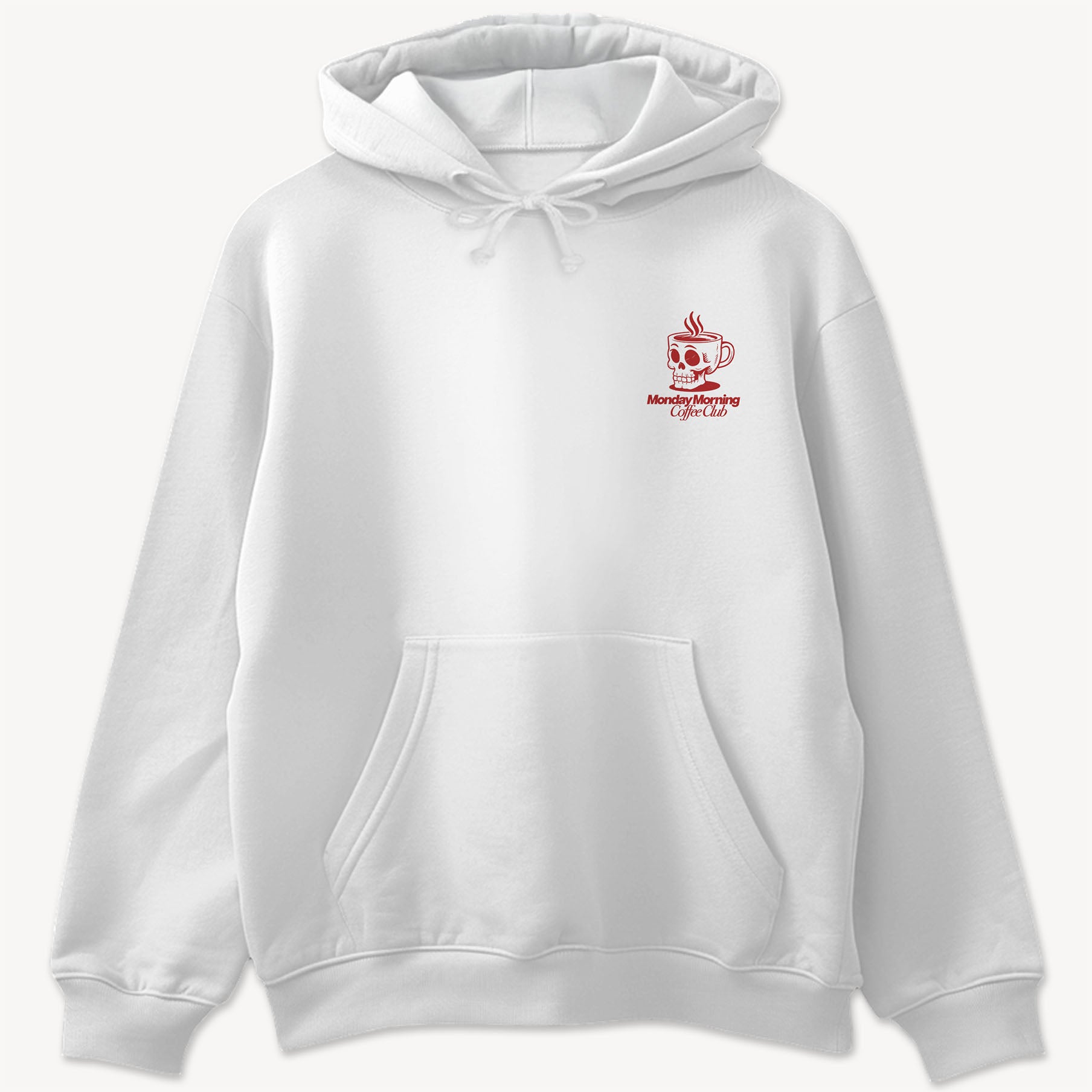 Monday Morning Coffee Club - Hoodie mit 2-seitigem Druck - Street Icon