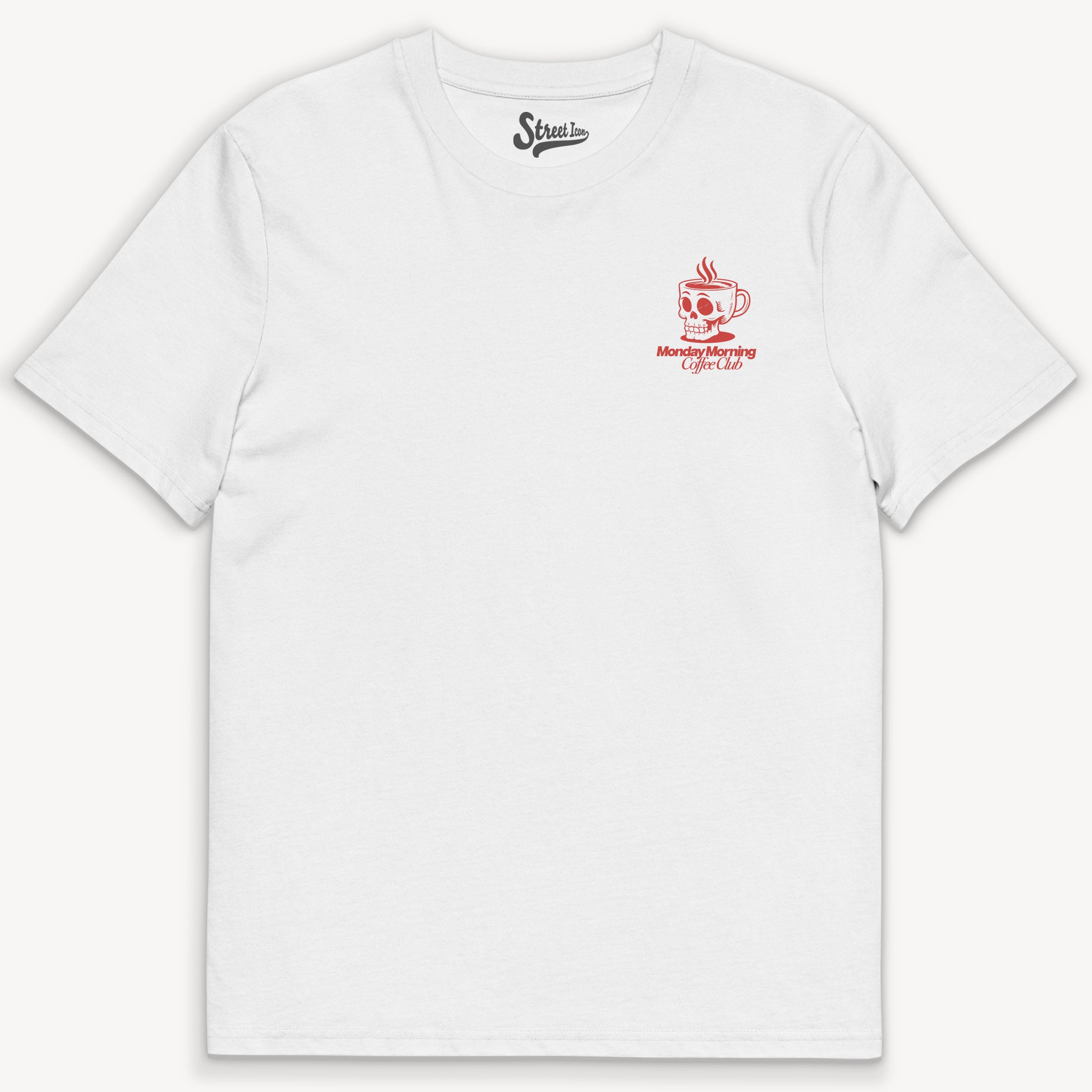 Monday Morning Coffee Club - T-Shirt mit 2-seitigem Druck - Street Icon