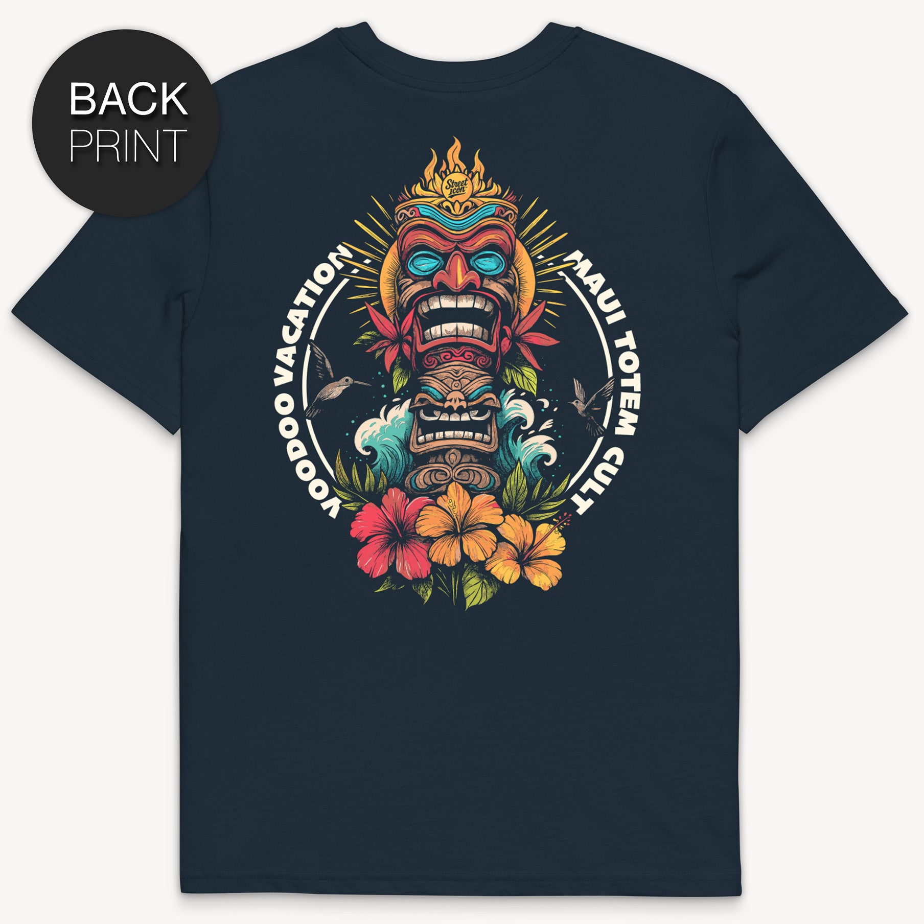 Maui Totem Cult T-Shirt, 2-seitiger Print
