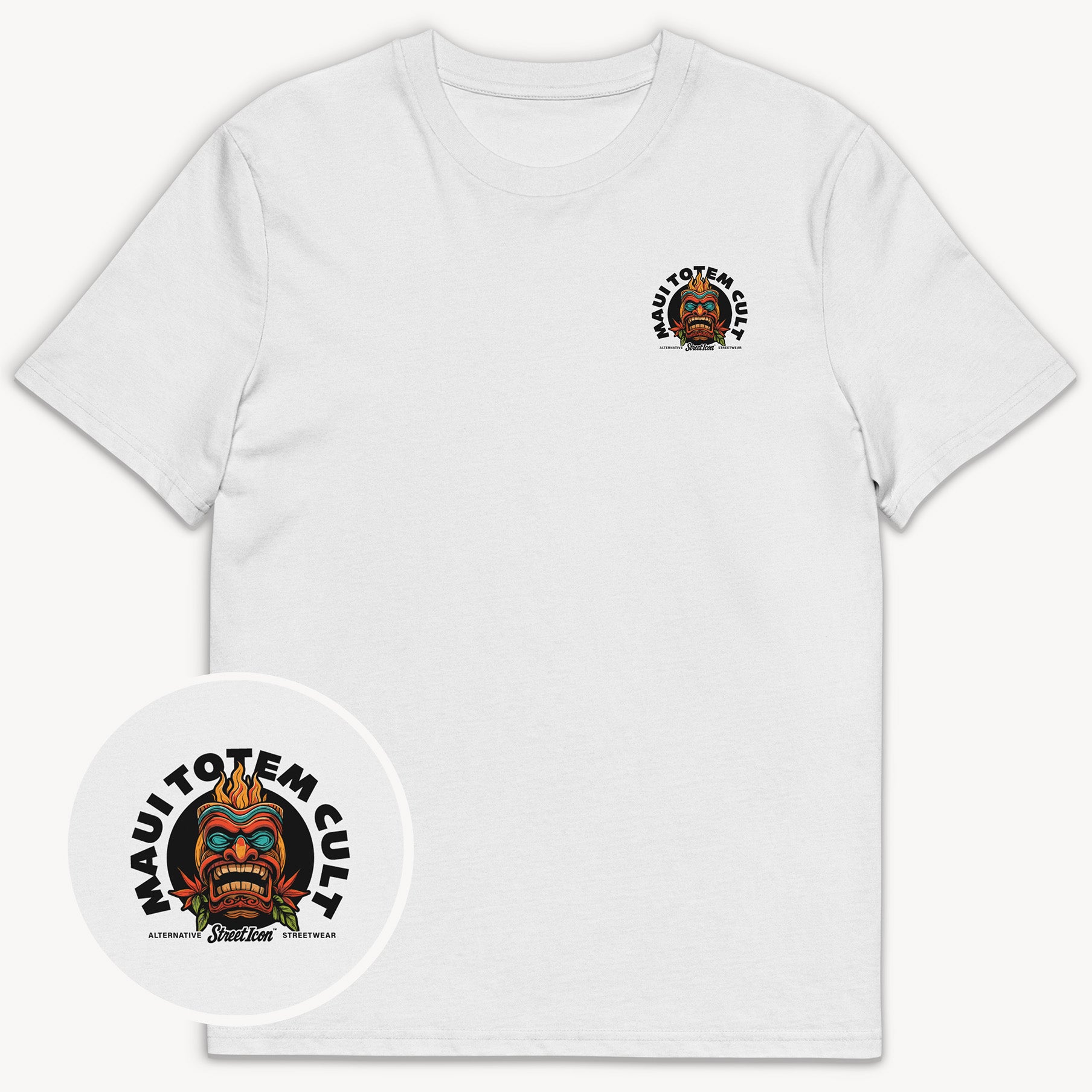 Maui Totem Cult T-Shirt, 2-seitiger Print