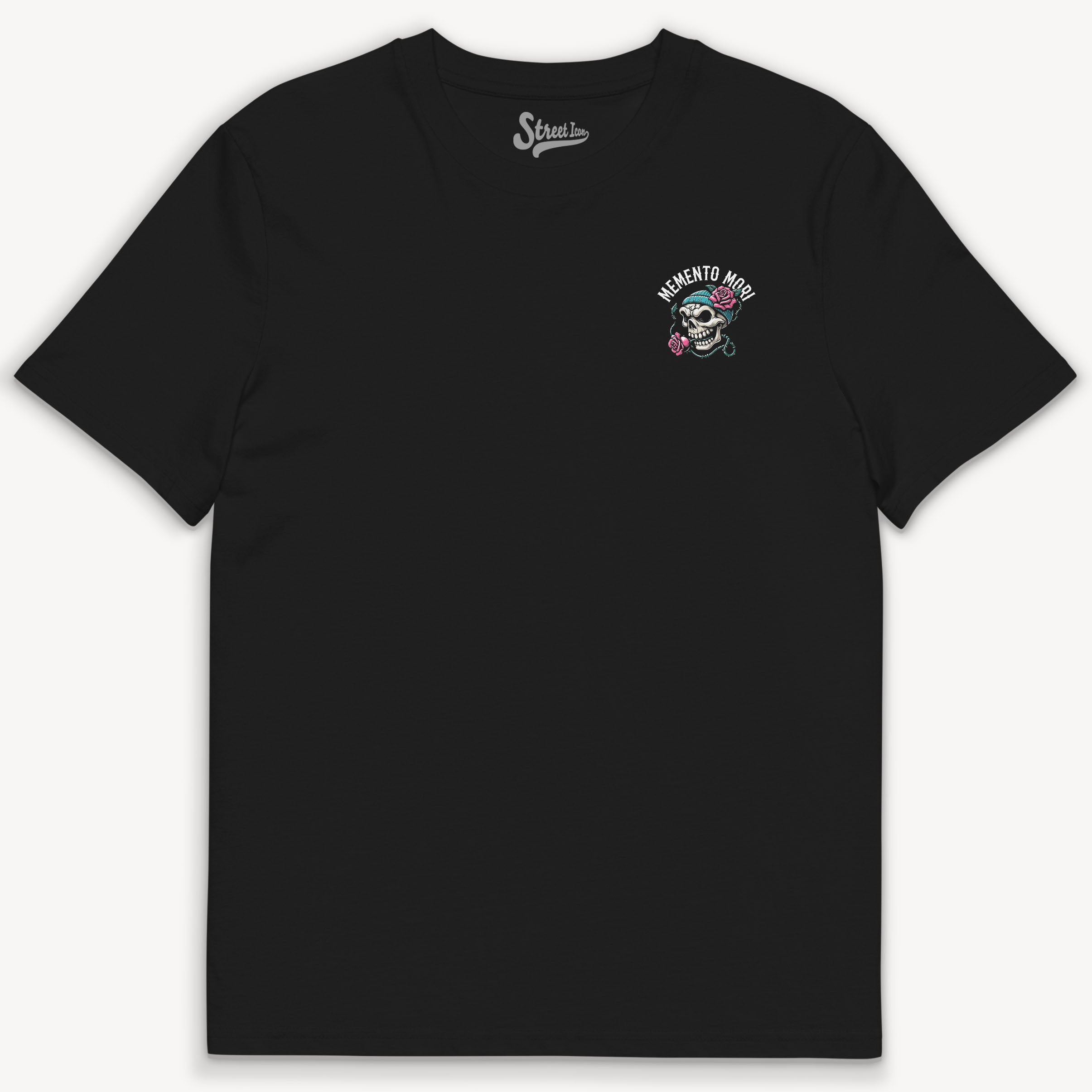Memento Mori Skull - T-Shirt mit 2-seitigem Druck - Street Icon